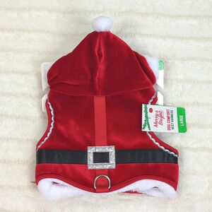 Christmas Doggy Santa Suit Harness!